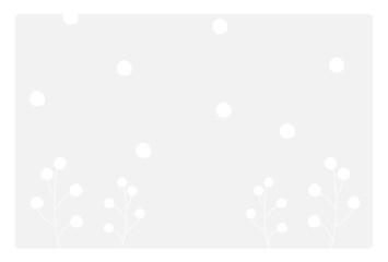 雪景色がモチーフの背景イラスト