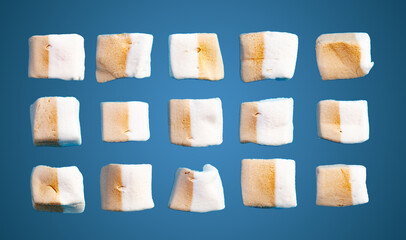 Colored marshmallows 