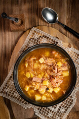 Traditional cabbage soup.