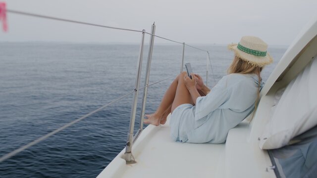 Luxury travel on yacht