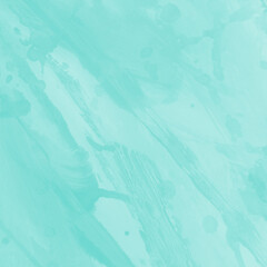 Tender ink and watercolor texture on white paper background. Gradient paint strokes and decalcomania effect. Hand-painted gouache abstract image. Mess on the canvas.