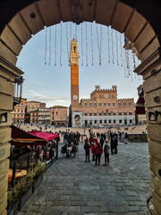 Christmas in Siena 2020 - obrazy, fototapety, plakaty