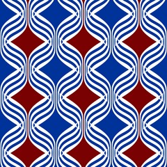 twisted flat seamless ornament