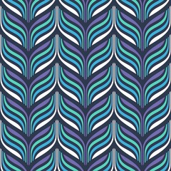 Obraz premium twisted flat seamless ornament