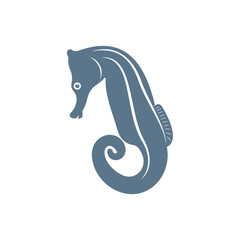Fototapeta premium Seahorses logo vector, Creative Seahorses logo design concepts template, icon symbol, illustration