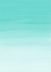 Tender ink and watercolor texture on white paper background. Gradient paint strokes and decalcomania effect. Hand-painted gouache abstract image. Mess on the canvas.