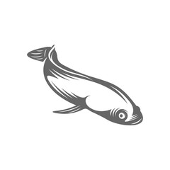 Fish Cork logo vector, Creative Fish Cork logo design concepts template, icon symbol, illustration