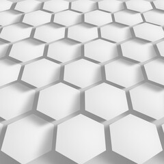 Obraz na płótnie Canvas abstract hexagon pattern background