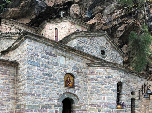  Proussos monastery near Karpenisi town in Evrytania, Greece