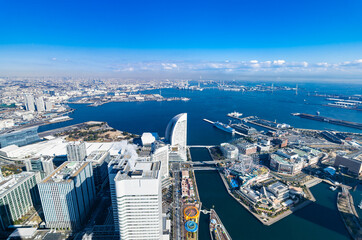 横浜港　全景