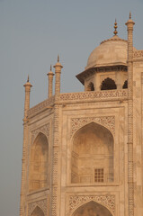 Detail of the Taj Mahal. Agra. Uttar Pradesh. India.