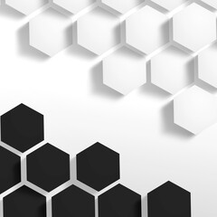 abstract hexagon pattern background