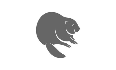 Beaver logo vector, Creative Beaver logo design concepts template, icon symbol, illustration