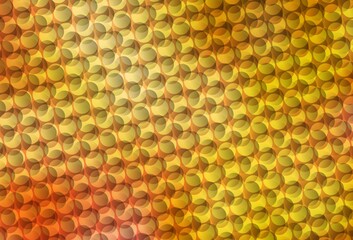 Light Orange vector template with circles.