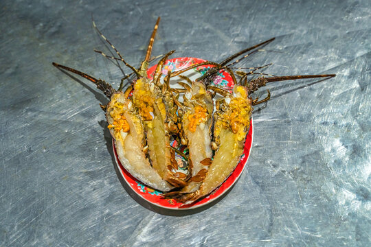 Lobster from farm on Xuan Dai bay, Phu Yen, Vietnam