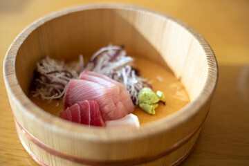 日本の刺し身
