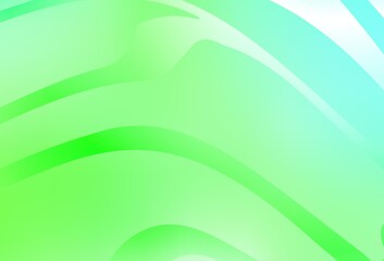 Light Green vector blurred bright template.