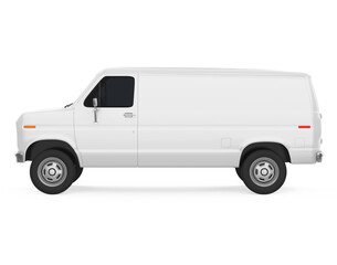 Delivery Van Isolated