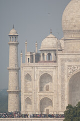 Fototapeta na wymiar Taj Mahal in the city of Agra. Uttar Pradesh. India.