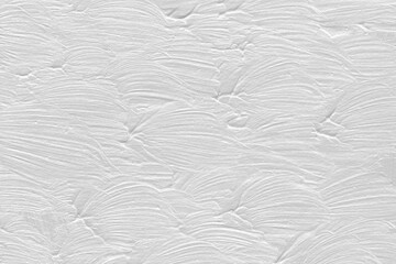 Modern contemporary acrylic background. Black and white paint texture made with a brush. Abstract...