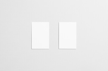 Business Card Mock-Up (85x55mm) - Two Cards
