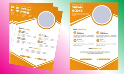Business Flyer Design Templates, corporate flyer business template 