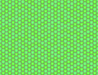 Seamless green honeycomb mosaic. Green hexagon tiles background. Print for web backgrounds, wrapping, decor,etc. Follow other mosaic patterns in my collection.