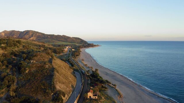 Scogliera in Calabria a Bova Marina