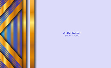 Obraz premium Design Abstract Blue And Gold Style