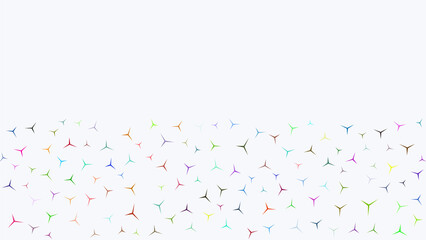 white confetti background