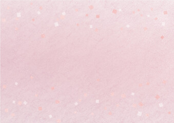 金箔を散りばめた和紙風　背景素材（桜色）
