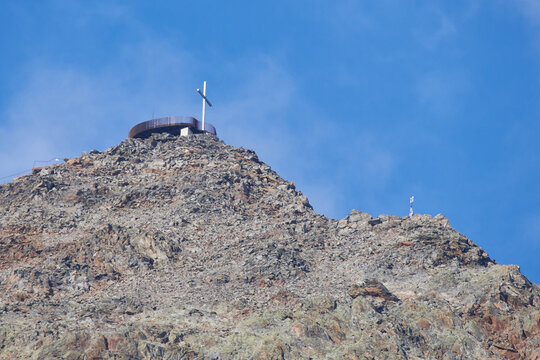 Aussichtsplattform auf der  Grawand Spitze 