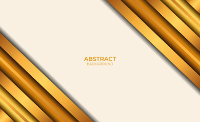 Abstract Style Brown And Gold Design