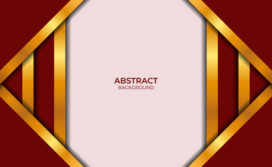 Background Abstract Red And Gold Design