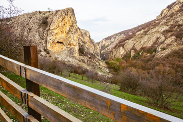 Beautiful view to Eagle gorge natural monument canyon