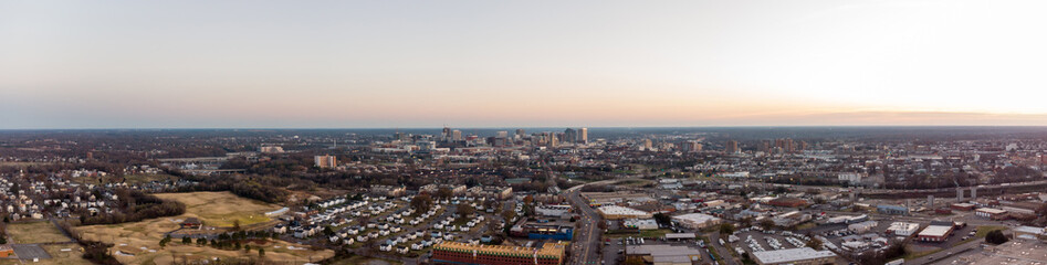 Fototapeta na wymiar Aerial photo north side Richmond VA USA