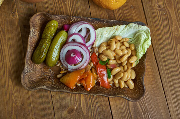 Bulgaria Smilyan salad