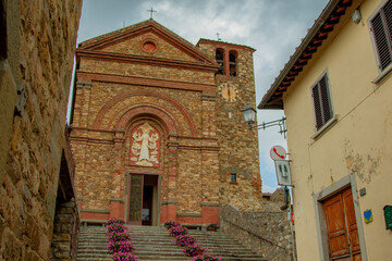 Fototapeta na wymiar Panzano in Chianti, Toscana, 2020