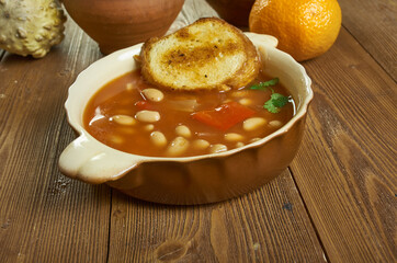 Italian  Zuppa di fagioli