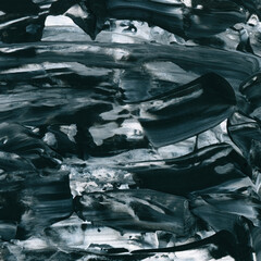 Modern contemporary acrylic background. Colorful texture made with a palette knife. Abstract painting on paper. Mess on the canvas.