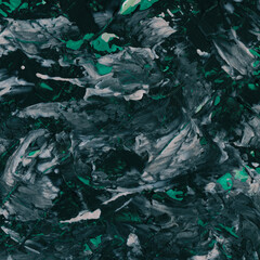 Modern contemporary acrylic background. Colorful texture made with a palette knife. Abstract painting on paper. Mess on the canvas.