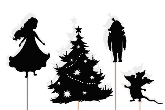 storyteller clipart black and white tree