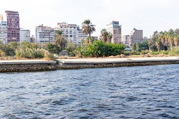 river Nile in Egypt, Cairo 
