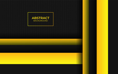 Abstract yellow and black style