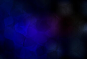 Dark Blue, Red vector abstract mosaic backdrop.