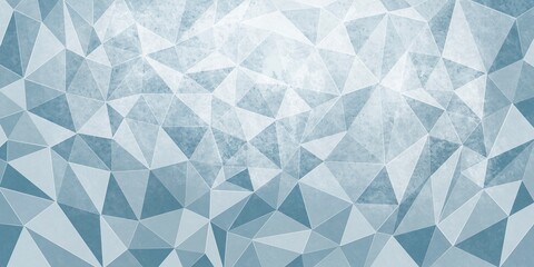 Sfondo blu azzurro pastello. Al centro bianco. Banner futuristico geometrico moderno creativo triangoli 