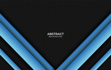 Design abstract blue and black