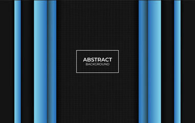 Abstract blue and black design