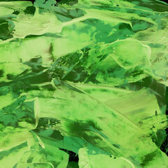 Modern contemporary acrylic background. Colorful texture made with a palette knife. Abstract painting on paper. Mess on the canvas.