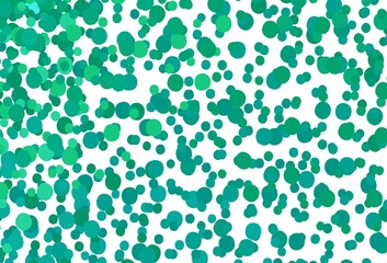 Light Green vector texture with disks.